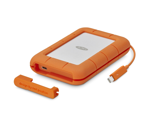 LaCie Rugged 5TB USB 3.2 Gen. 1 Pomarańczowo-Szary - 442213 - zdjęcie 4